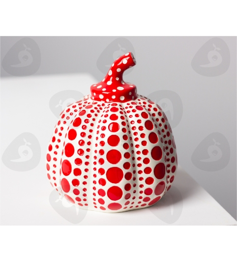 草間彌生KUSAMAYAYOI - 南瓜紙鎮 (紅)